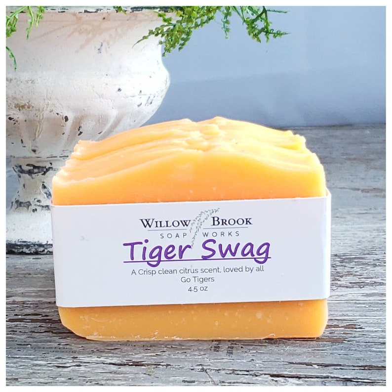 Tiger Swag Cold Process Soap Artisan Soap Handmade Etsy