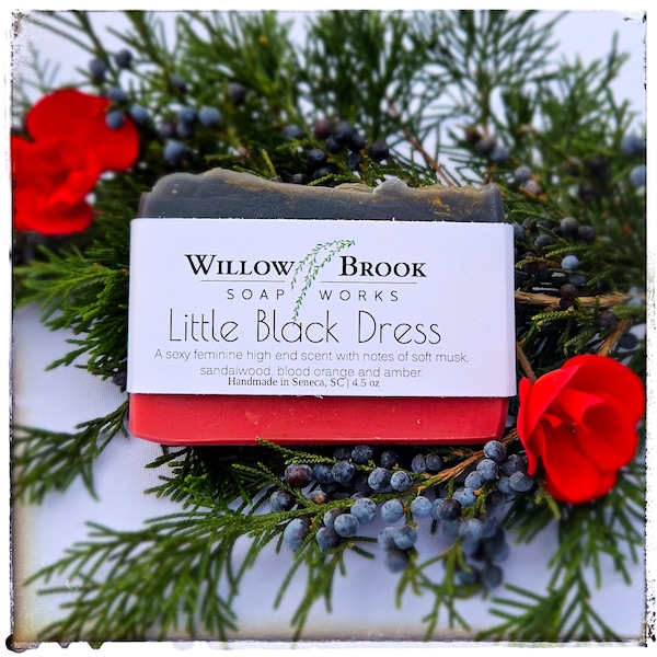 LIttle Black Dress Cold Process Handmade Soap