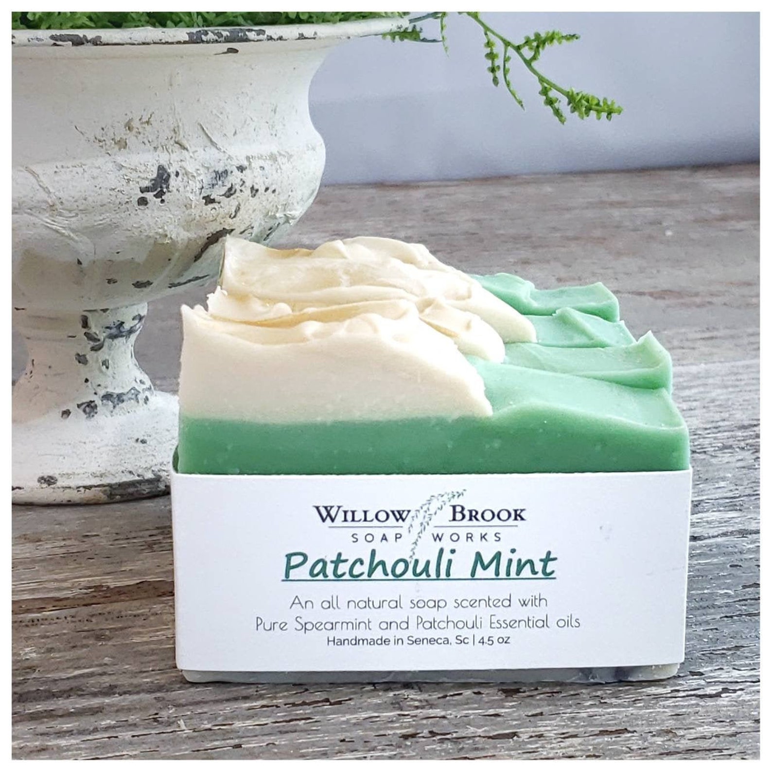 Patchouli Mint Artisan Soap Cold Process Handmade Soap Etsy
