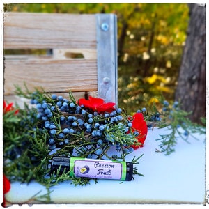 Passion fruit Tinted Lip Balm.  Handmade lip balm