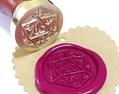 D20 Gamer Dice Wax Seal Stamp Critical Role Pansexual Genderfluid Envelop Seal Letter Seal Starter Kit Wax Stick Box Set