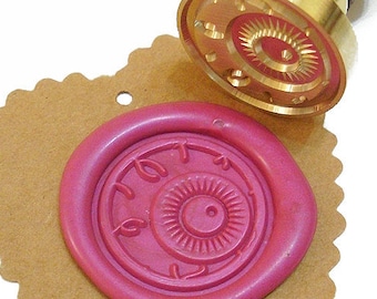 EYEBALL EYE BALL Wax Seal Stamp / Halloween Party / Wedding Invitation / Birthday / Envelope Letter Seal / Gothic Wedding