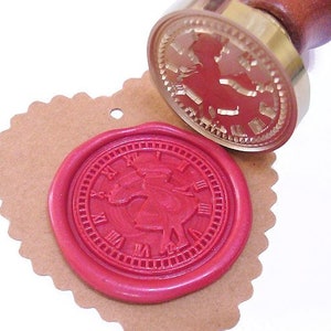 Tea Party Time Alice in the Wonderland Wax Seal Stamp / Wedding Party Invitation / Birthday (ref : BB)