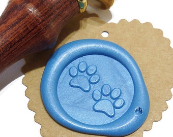 ANIMAL PAW FOOTPRINT Wax Seal Stamp / Wedding Invitation Stamp / Party Invite / Letter Envelope Seal / (2022 Bargain)