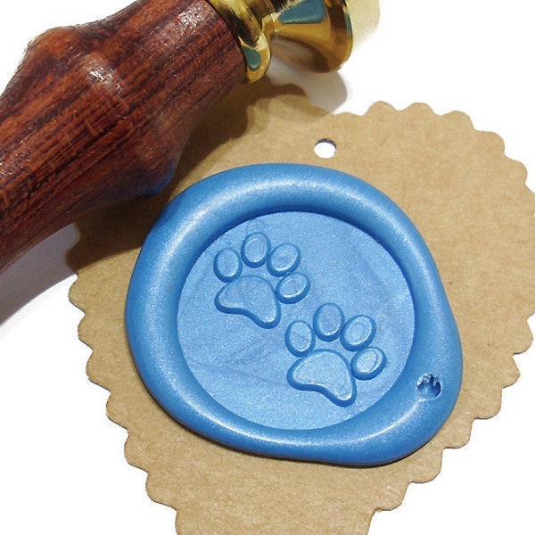 ANIMAL PAW FOOTPRINT Wax Seal Stamp / Wedding Invitation Stamp / Party Invite / Letter Envelope Seal / (2022 Bargain)