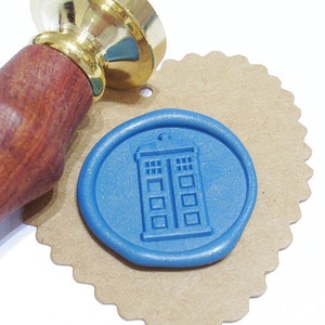 Tardis-wasstempel / Doctor Who Inspired / Huwelijksuitnodiging / Verjaardagsfeestje