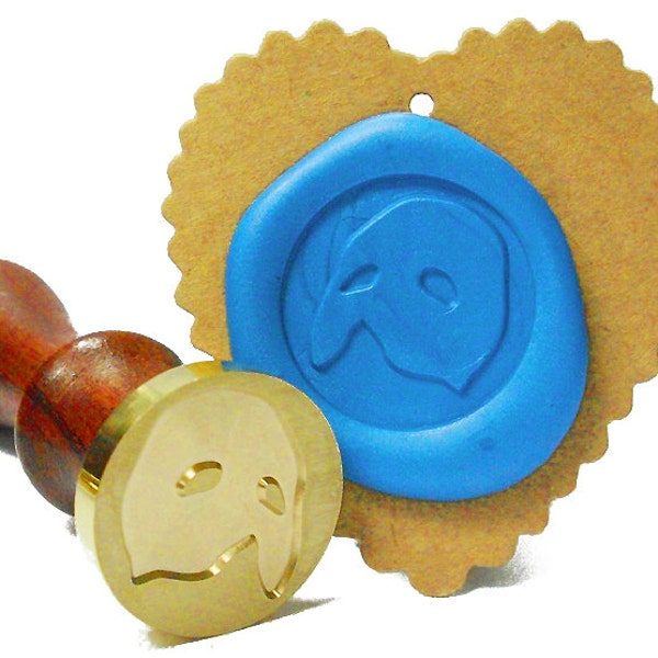 PHANTOM MASK Wax Seal Stamp / Wedding Invite / Birthday Party Invitation / Letter Seal / Starter Gift Box Set (ref : P)