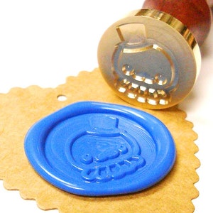 CUTE GENTLEMAN OCTOPUS Wachs Siegel Stempel / Hochzeitseinladung / Geburtstagsparty einladung / Geschenk Box Set (ref : T)
