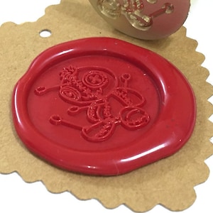 HALLOWEEN DOLL Wax Seal Stamp / Wedding Invitation / Birthday Party / Gift Box Set