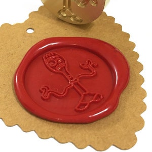 LLTTLE FORK Wax Seal Stamp / FORKY / Wedding Invitation / Birthday Party / Gift Box Set