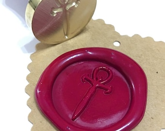 VAMPIRE ANKH Wax Seal Stamp / Wedding Invitation Stamp