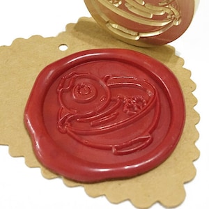 BATHING EYEBALL Wax Seal Stamp / Wedding Invitation / Halloween / Birthday Party Invitation Stamp