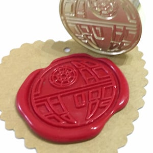 DEATH STAR Wax Seal Stamp / Wedding Invitation / Birthday Party / Envelope Letter Seal / Wax Stick Gift Box Set / Wax Sealing / Star Wars