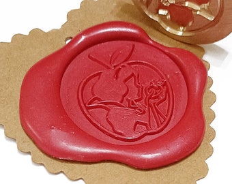 SNOW WHITE Wax Seal Stamp / Wedding Invitation / Disney Princess Stamp / Birthday Party Invitation Stamp