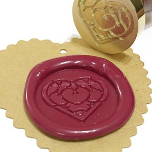 Zelda Skyward Sword Heart Container Wax Seal Timbro / Invito matrimonio / Invito festa compleanno / Lettera busta / Set scatola regalo (rif: S)