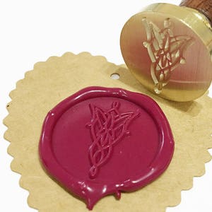 ARWEN EVENSTAR Wax Seal Stamp or Wax Stick Sealing Starter Tool Kit ref : P image 1