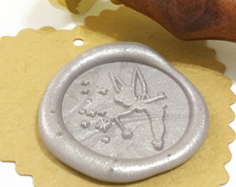 FLYING FAIRY Wax Seal Stamp / Tinkerbell / Wedding Invitation / Birthday Party / Fairytale / Envelope Letter Seal / Gift Box Set (ref : P)