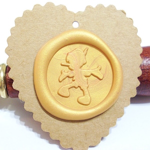 PINOCCHIO Wachs-Siegel-Stempel / Hochzeitsstempel / Party-Einladung / Umschlag-Brief-Siegel / Wachsstift-Starterkit / Geschenkbox-Set (ref : L)