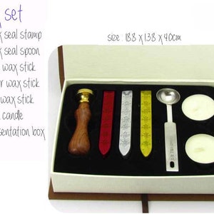 ARWEN EVENSTAR Wax Seal Stamp or Wax Stick Sealing Starter Tool Kit ref : P image 4