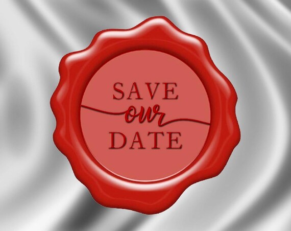 SAVE OUR DATE Wax Seal Stamp / Wedding Invitation / Calligraphy / Wedding Party / Envelope Letter / Starter Kit / Gift Box Set