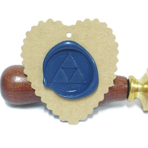 Timbro sigillo di ceralacca ZELDA TRIFORCE / Timbro per inviti di matrimonio / Timbro per feste di compleanno [Buone notizie: pagheremo i dazi doganali statunitensi]