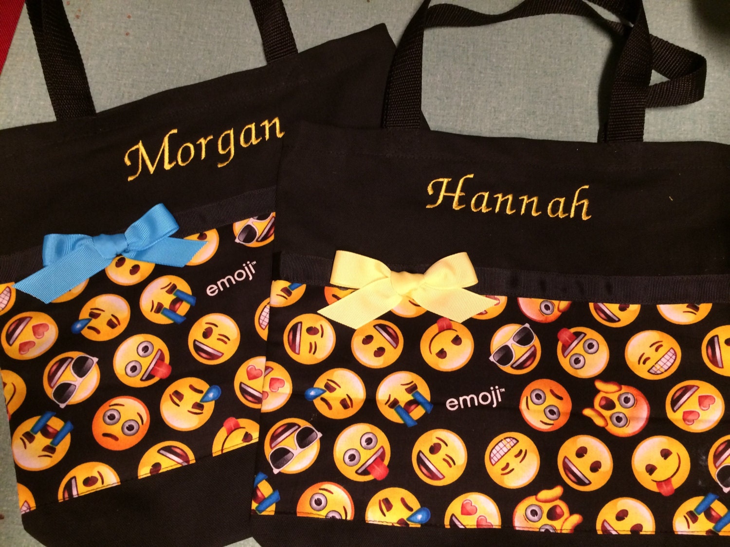 New Emoji style tote bags Black canvas bag Emoji cotton Etsy