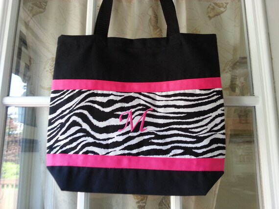 zebra tote bag