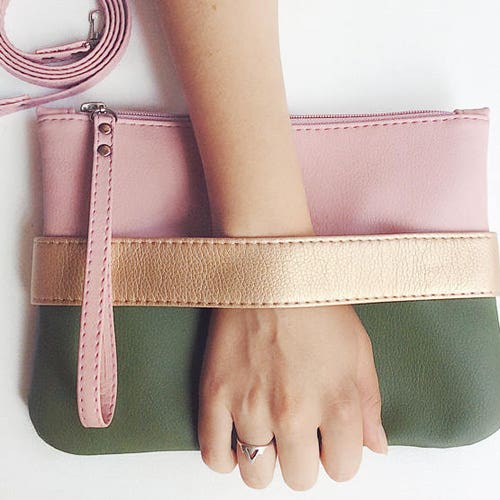 blush evening clutch