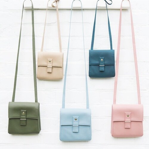 Small Crossbody Purse Vegan Leather Crossbody Bag Mini Etsy