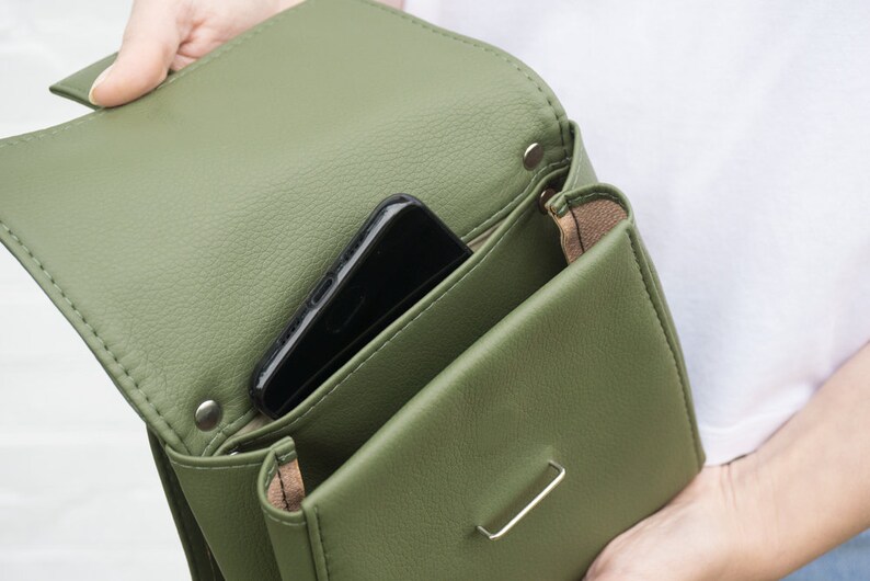 Small crossbody purse Vegan leather crossbody bag Mini Etsy