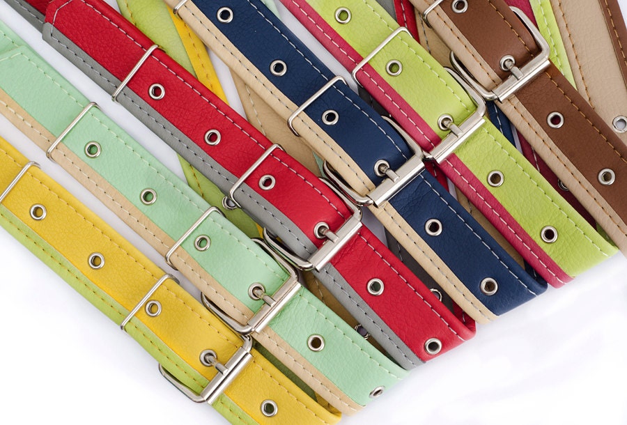 Vegan belt for women Vegan leather belt Colorful belt Custom Etsy.de