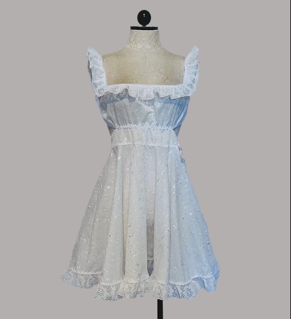 The Dolly Dress in White Eyelet - Etsy