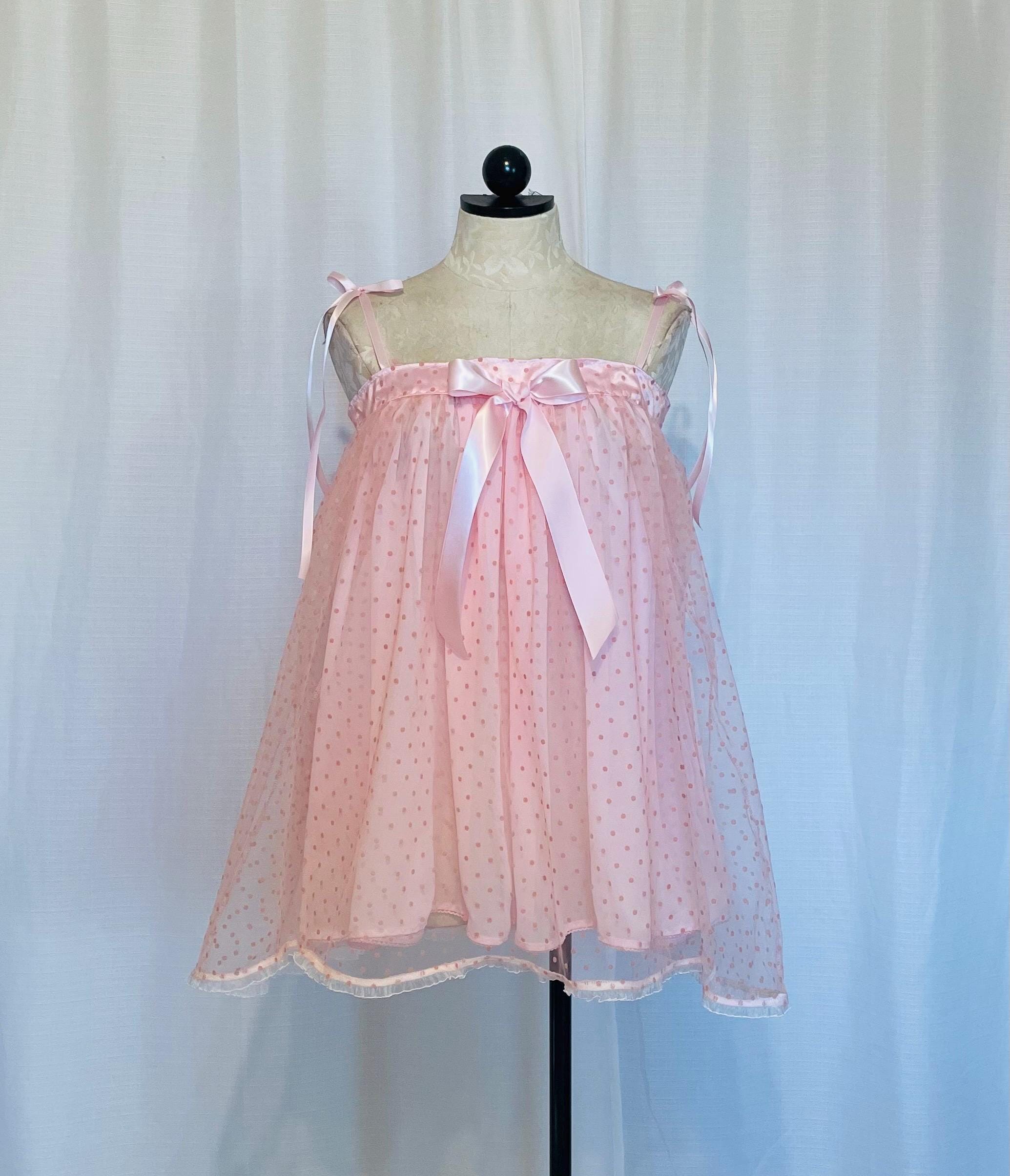 strapless open back dress Pink Patterned Babydoll Dress – L&L Boutique