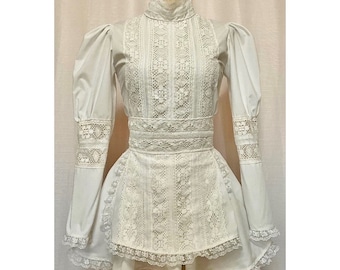 The Lulu Dress- Victorian Lace Cotton Fitted Dress - Etsy The Lulu Dress- Victorian Lace Cotton Fitted Dress - Etsy