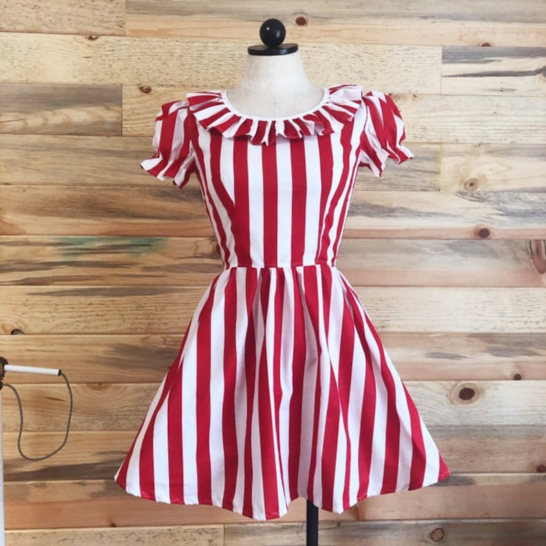 Striped Square Dance Dress image 2