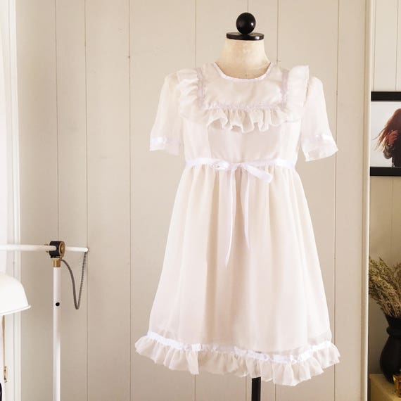 Courtney Babydoll- Womens Dresses- Grunge- 90's- White Babydoll - Etsy