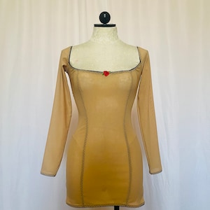 Donna Dress-mesh vintage geïnspireerde jurk