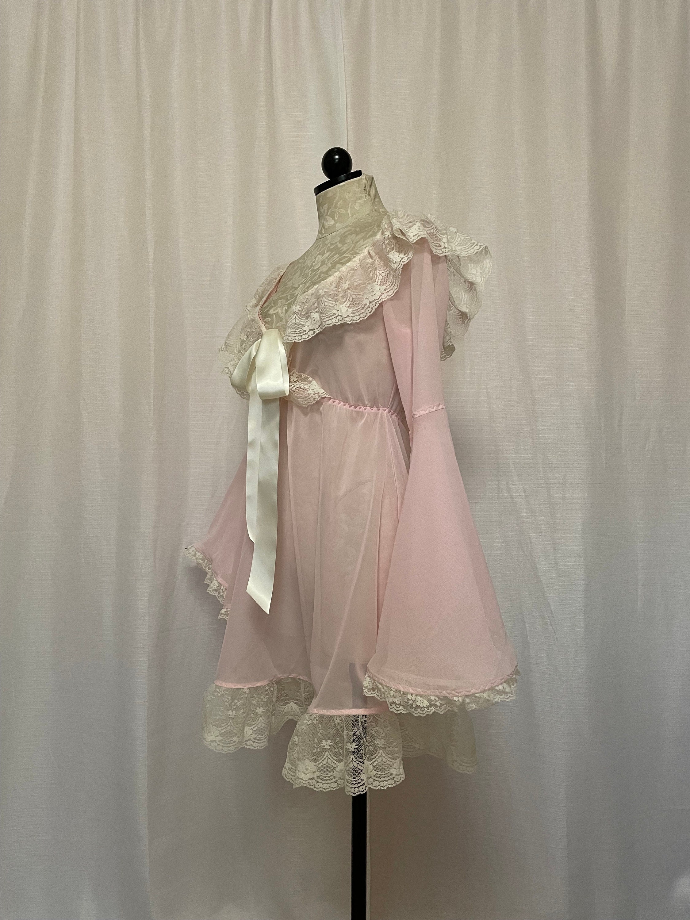 penny bell sleeve mini dress The Penny Dress- Vintage Ruffled Bell Sleeve Chiffon off the Shoulder Babydoll