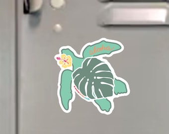 Magnet Honu Hawaiian Turtle, Aloha Souvenir, Hawaii Refrigerator Magnet, Locker Art, Small Gift