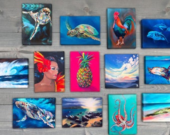 Kauai Giclée Canvas Art Prints, Hawaii Souvenir, Brooke Rosas Paintings
