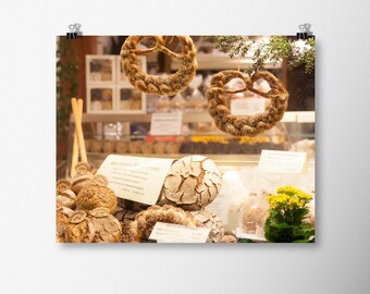German Bakery, Kitchen Art, Kitchen Decor, Germany Photography, "The Rothenburg Pretzel"