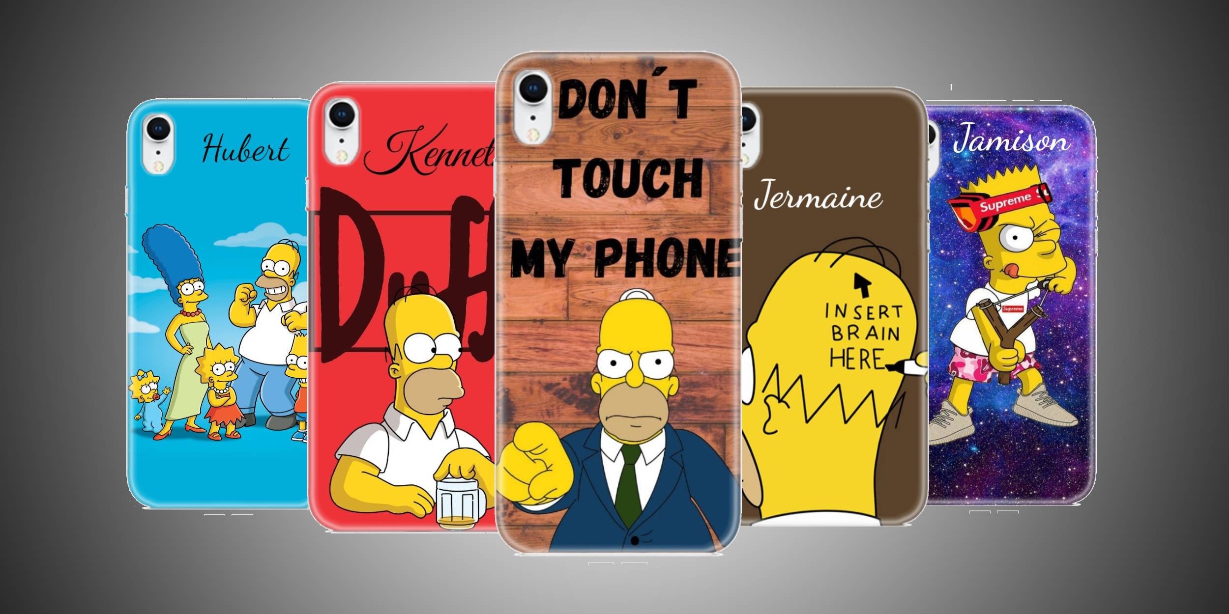 Supreme Simpsons iPhone 13 Pro Max Clear Case