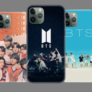 Army Phone Case BTS phone Cover fit for iPhone 14, 13 Pro, 12, 11, XR, XS, 8+, 7 & Samsung S10, S20, S22, A71, A52, Huawei P40, P30 Lite