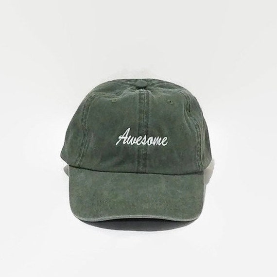 Awesome Dad Hats Distress Cute Saying Trending Baseball Etsy