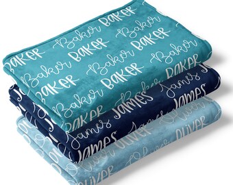 custom name blanket
