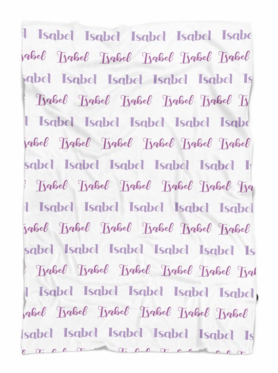 large personalized baby blankets