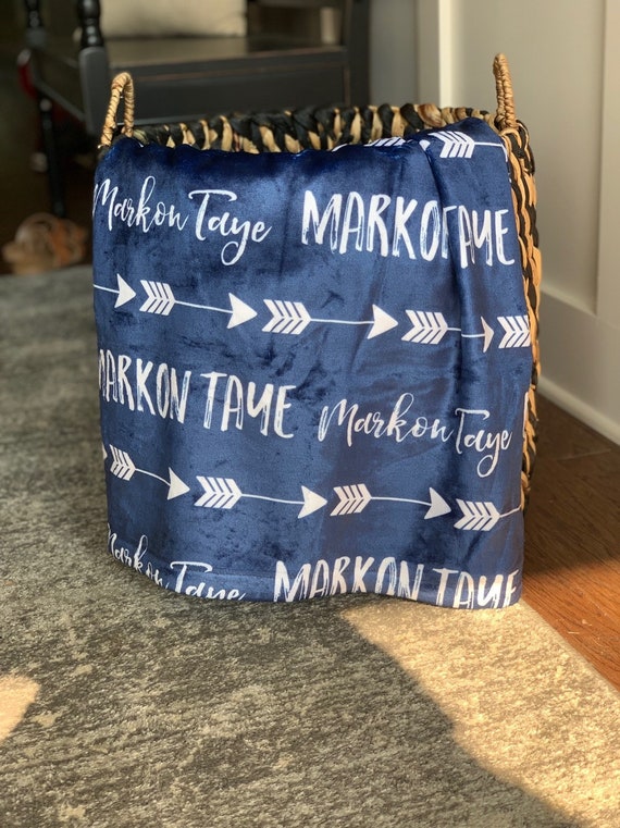 name blankets etsy