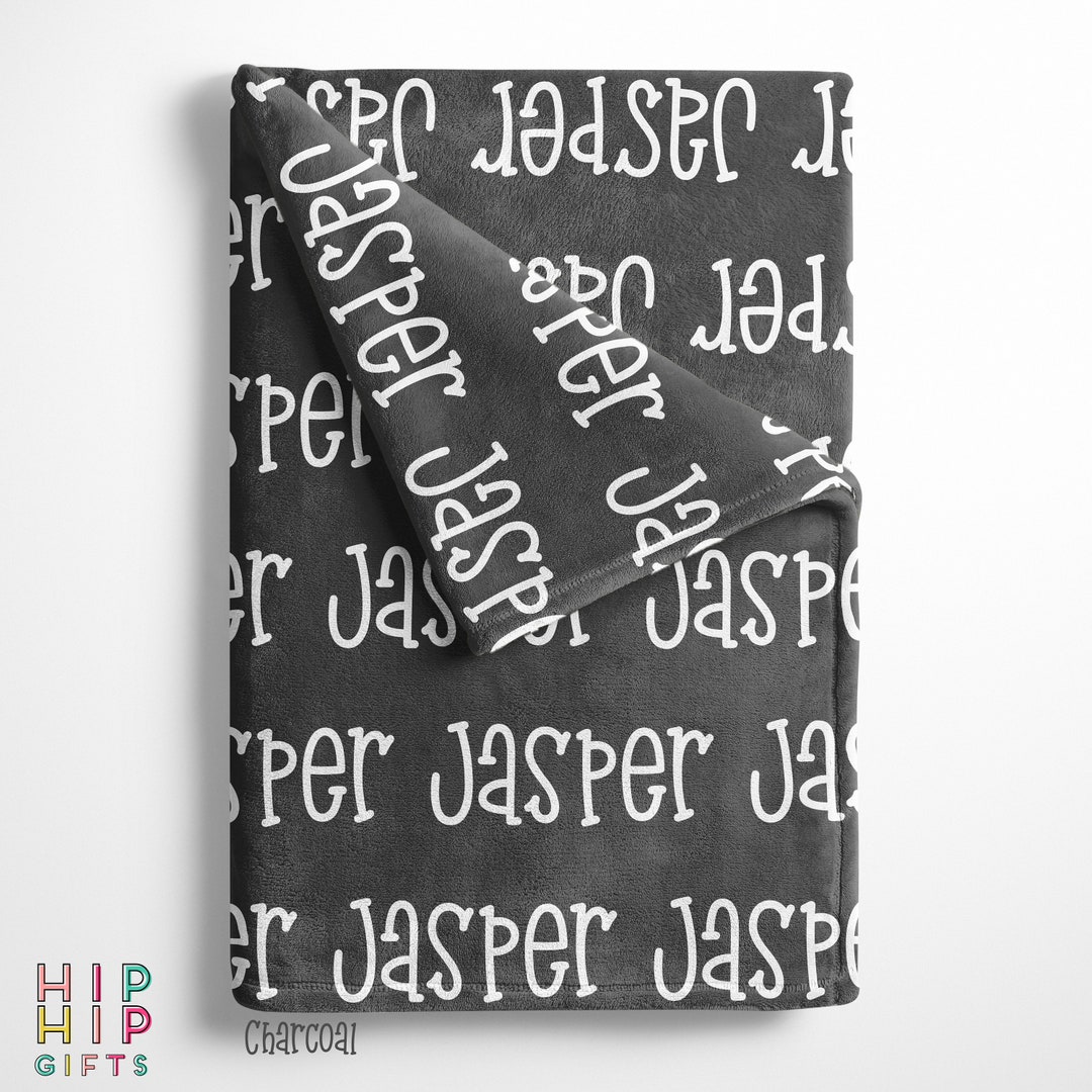 Personalized Baby Blanket Baby Name Blanket Custom Baby Etsy