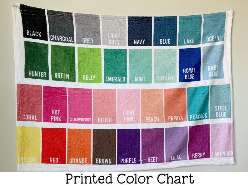 Personalized Baby Blanket With Large Name Baby Blanket Name Etsy