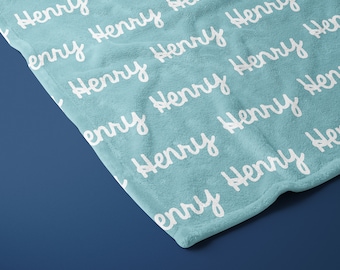 SALE Personalized Blanket for Kids, Baby name blanket, Custom Name Nursery Blanket for Newborn, colorful name blanket